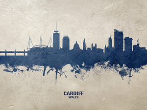 Cardiff Wales Skyline