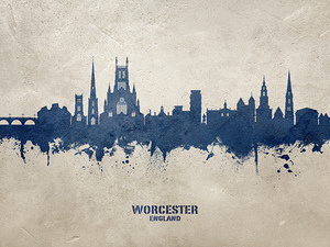 Worcester England Skyline