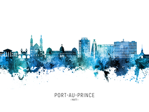 Port au Prince Haiti Skyline
