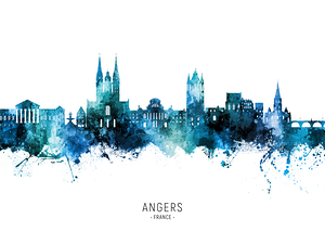 Angers France Skyline