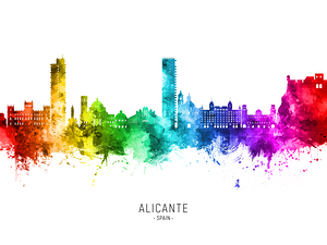Alicante Spain Skyline