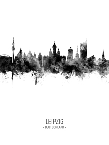 Leipzig Germany Skyline