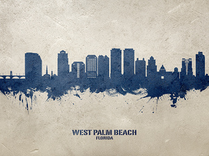 West Palm Beach Florida Skyline