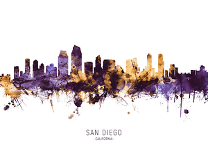 San Diego California Skyline