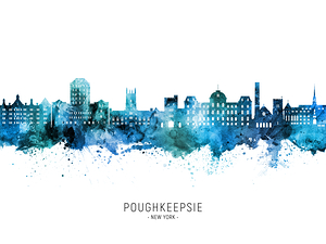 Poughkeepsie New York Skyline