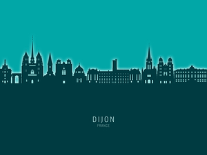 Dijon France Skyline