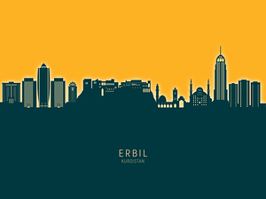 Erbil Kurdistan Iraq Skyline