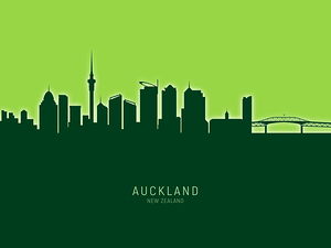 Auckland New Zealand Skyline