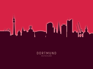 Dortmund Germany Skyline