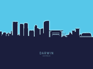 Darwin Australia Skyline