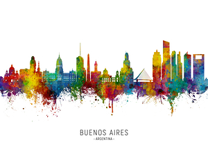 Buenos Aires Argentina Skyline