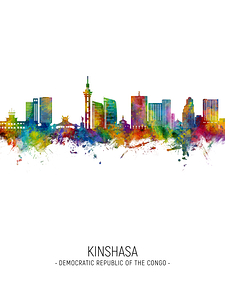 Kinshasa Democratic Republic of the Congo Skyline