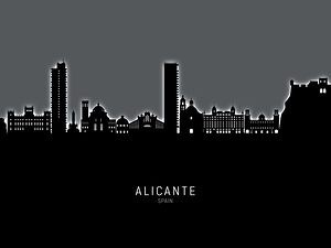 Alicante Spain Skyline