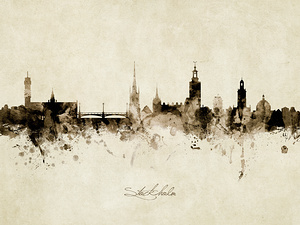 Stockholm Sweden Skyline