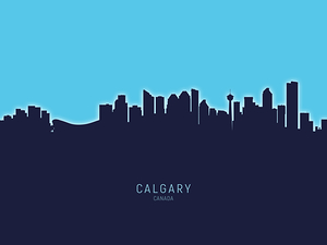 Calgary Canada Skyline