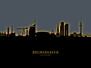 Bremerhaven Germany Skyline