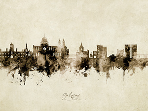 Galway Ireland Skyline