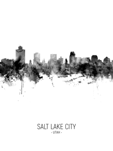 Salt Lake City Utah Skyline