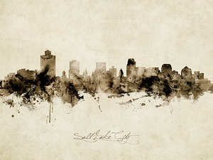 Salt Lake City Utah Skyline