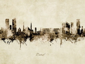 Beirut Lebanon Skyline