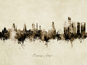 Buenos Aires Argentina Skyline