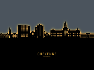 Cheyenne Wyoming Skyline