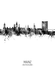 Mainz Germany Skyline