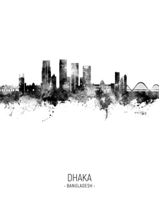 Dhaka Bangladesh Skyline