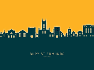 Bury St Edmunds England Skyline