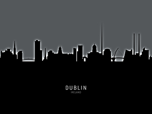Dublin Ireland Skyline