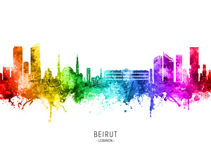 Beirut Lebanon Skyline