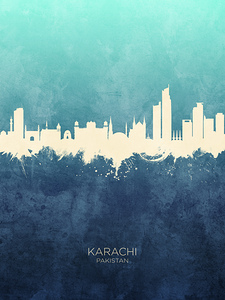 Karachi Pakistan Skyline