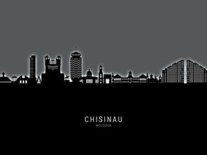Chisinau Moldova Skyline