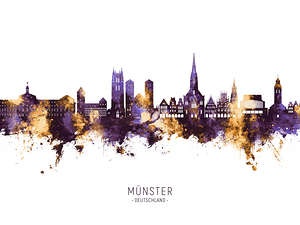 Munster Germany Skyline