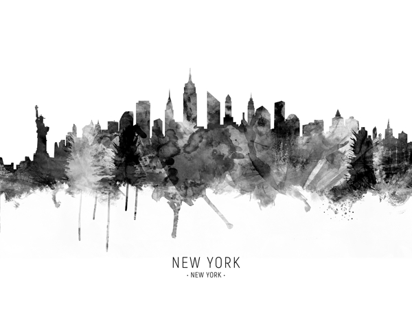 New York City Skyline Print