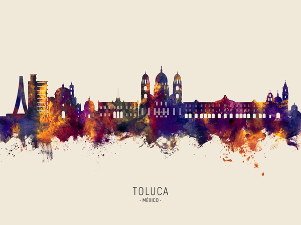 Toluca Skyline Mexico Print