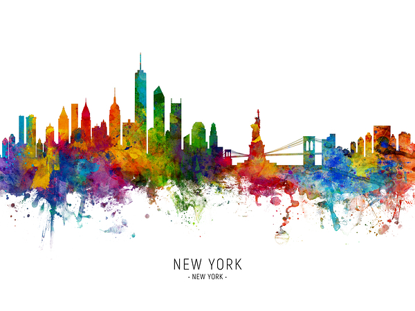 New York Skyline Print