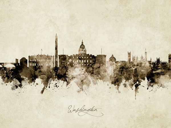 Washington DC Skyline Print