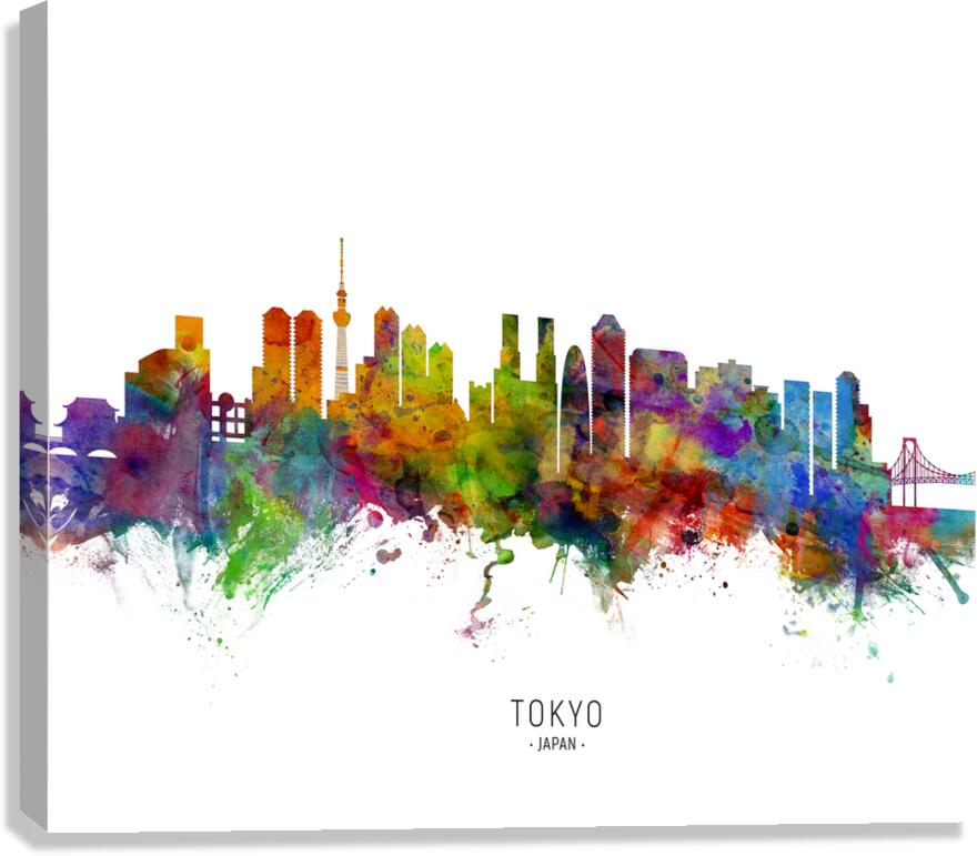 Tokyo Japan Skyline Canvas Print