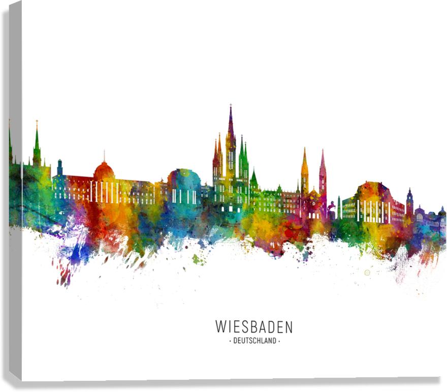 Wiesbaden Germany Skyline Canvas Print