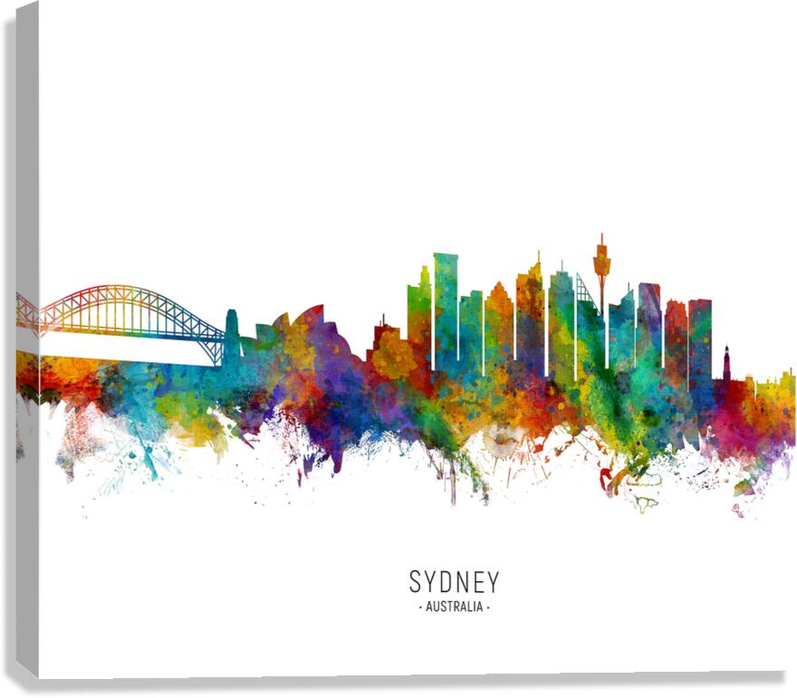 Sydney Australia Skyline Canvas Print
