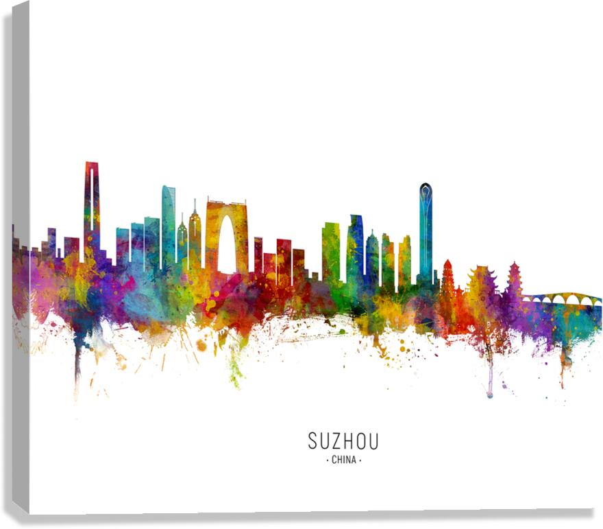 Suzhou China Skyline Canvas Print