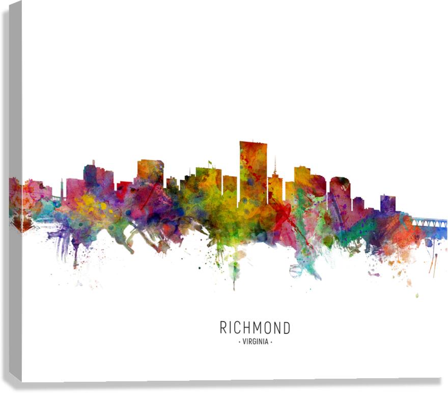 Richmond Virginia Skyline Canvas Print