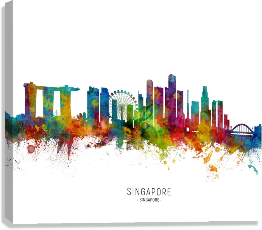 Singapore Skyline Canvas Print