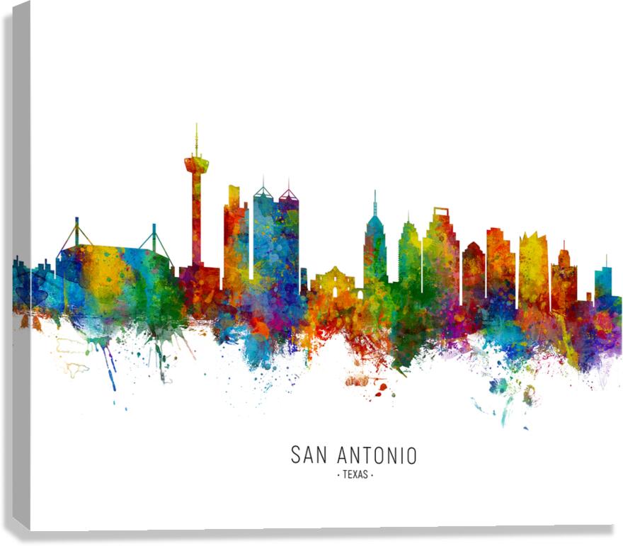 San Antonio Texas Skyline Canvas Print