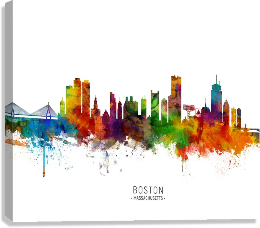 Boston Massachusetts Skyline Canvas Print