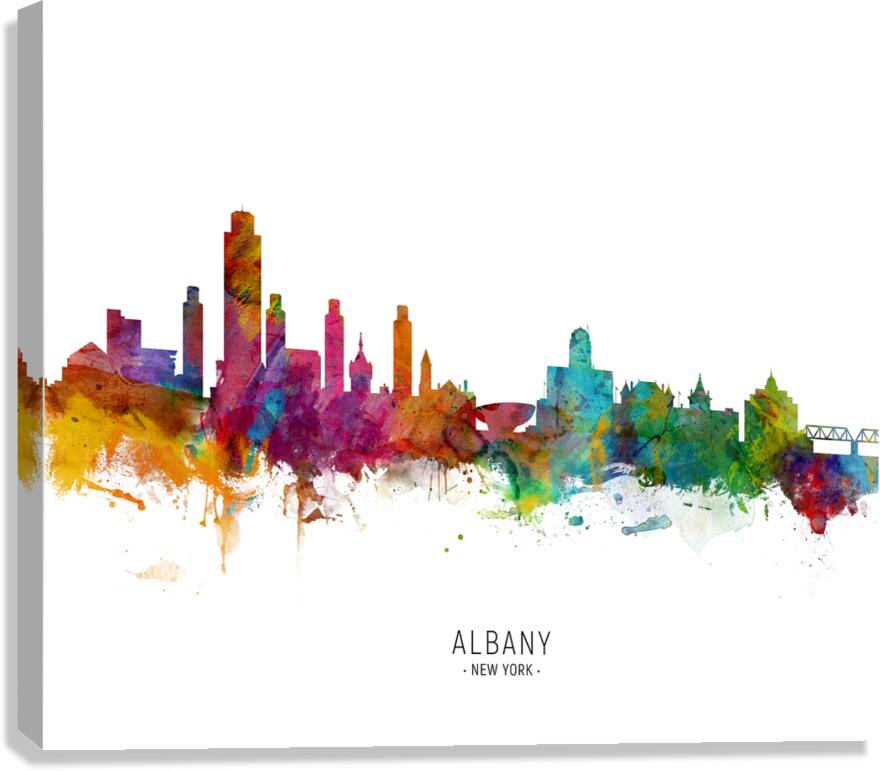 Albany New York Skyline Canvas Print