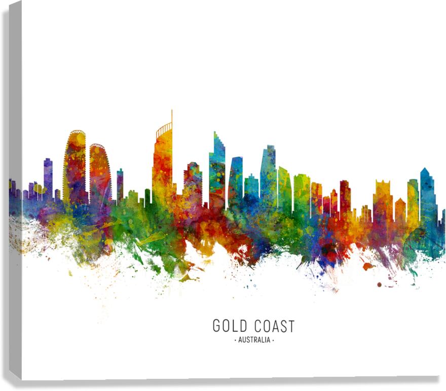 Gold Coast Australia Skyline Canvas Print