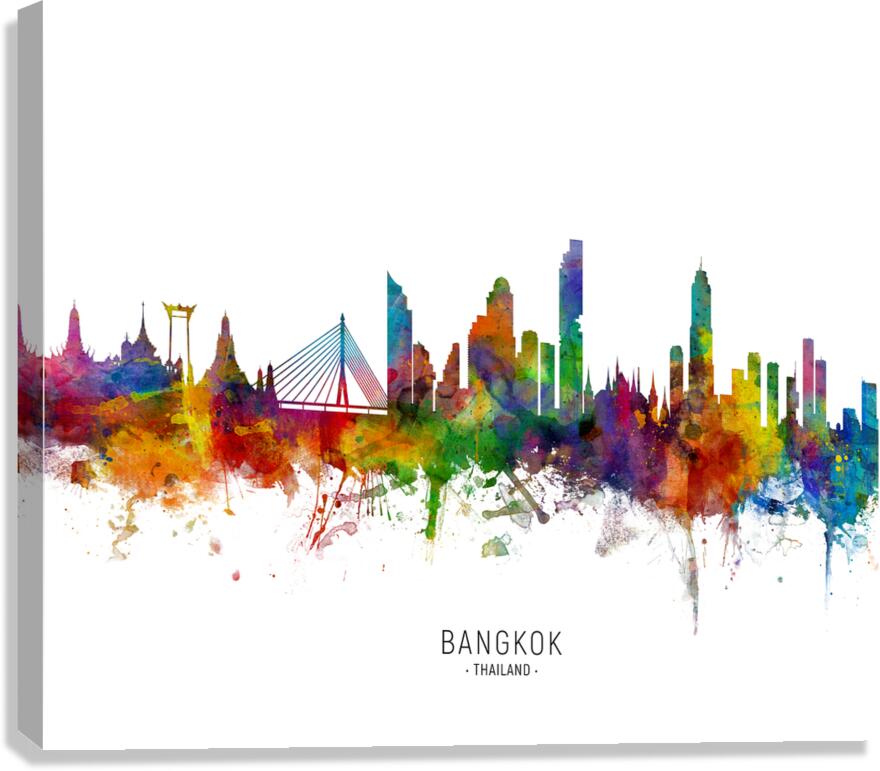Bangkok Thailand Skyline Canvas Print