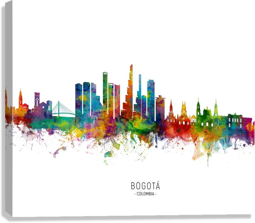 Bogota Colombia Skyline Canvas Print